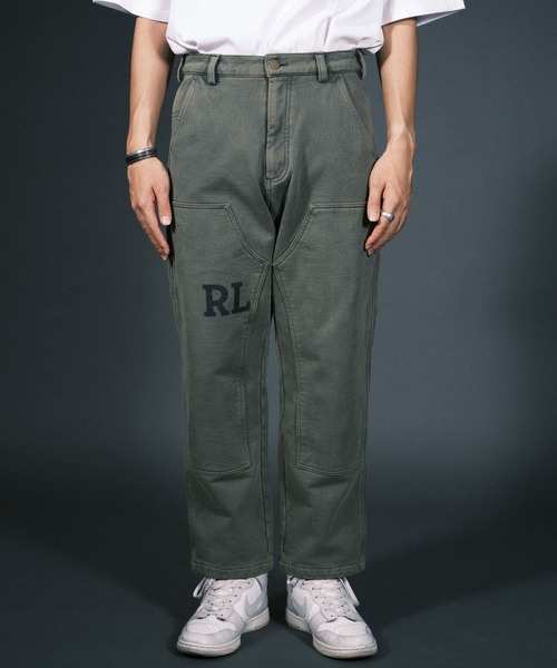 RePRODUCTION LABEL(リプロダクションレーベル)の「【RePRODUCTION LABEL / リプロダクションレーベル】ダブルニースウェットパンツ(スウェットパンツ・メンズ・カーキ/ブラック・FREE)」の4枚目の写真