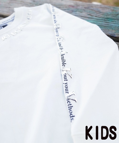 adamsJUGGLER(アダムスジャグラー)の「RTEG/ホイルFロングティーキッズ(Tシャツ/カットソー・キッズ・ブラック/ホワイト・100/150/130/120/110)」の5枚目の写真
