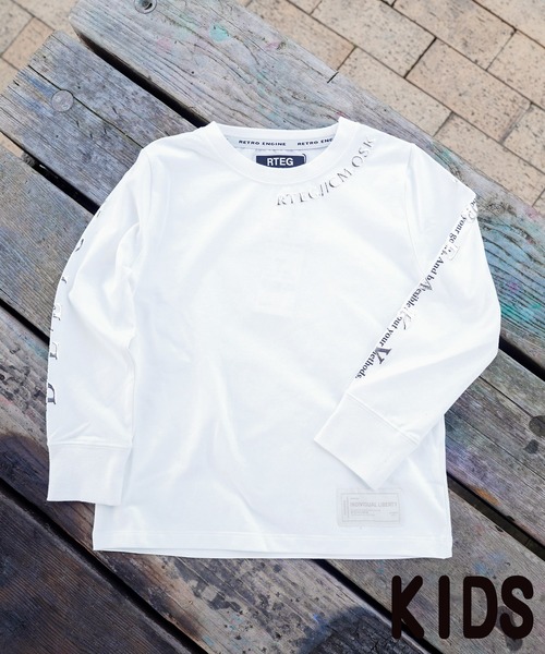 adamsJUGGLER(アダムスジャグラー)の「RTEG/ホイルFロングティーキッズ(Tシャツ/カットソー・キッズ・ブラック/ホワイト・100/150/130/120/110)」の19枚目の写真