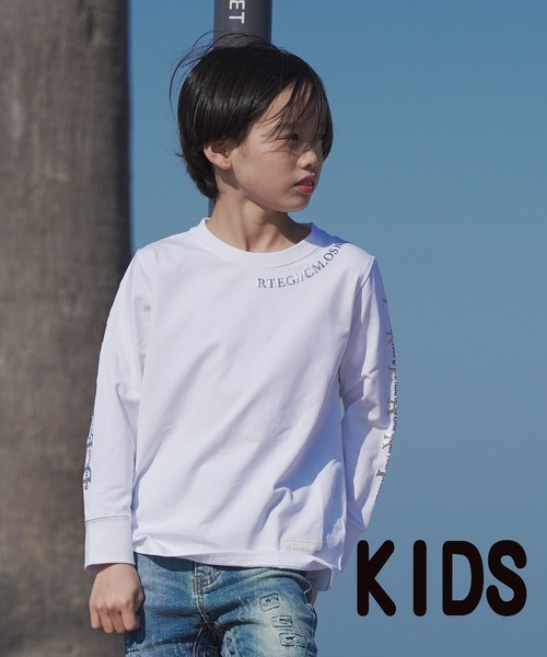 adamsJUGGLER(アダムスジャグラー)の「RTEG/ホイルFロングティーキッズ(Tシャツ/カットソー・キッズ・ブラック/ホワイト・100/150/130/120/110)」の11枚目の写真