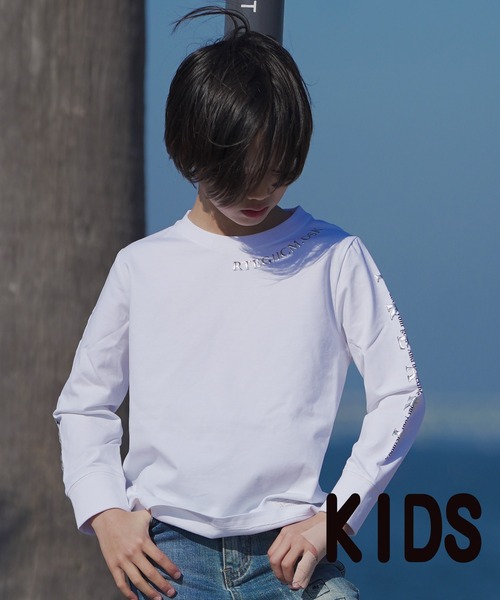 adamsJUGGLER(アダムスジャグラー)の「RTEG/ホイルFロングティーキッズ(Tシャツ/カットソー・キッズ・ブラック/ホワイト・100/150/130/120/110)」の12枚目の写真