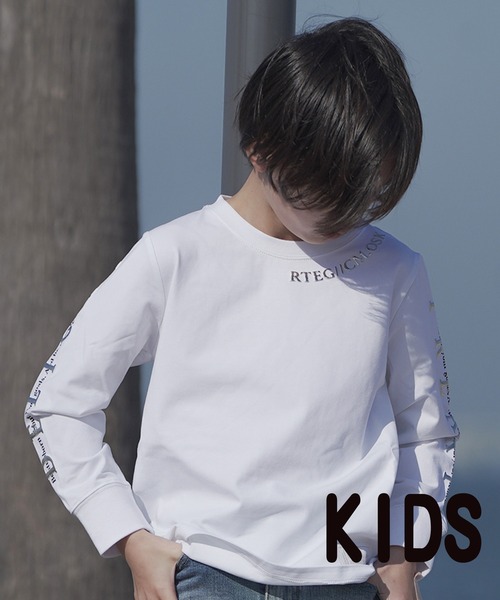 adamsJUGGLER(アダムスジャグラー)の「RTEG/ホイルFロングティーキッズ(Tシャツ/カットソー・キッズ・ブラック/ホワイト・100/150/130/120/110)」の13枚目の写真