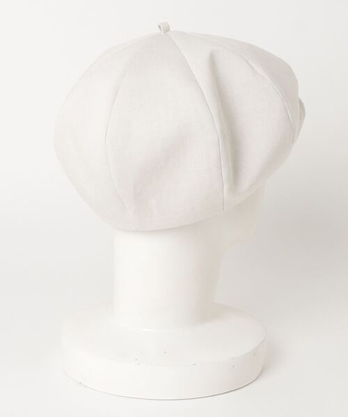 RACAL（ラカル）の「C/L 8Panel Beret Cas / コットンリネン8パネルベレーキャス（キャスケット・メンズ・ブラック/ナチュラル・MEDIUM/LARGE/X-LARGE）」の20枚目の写真