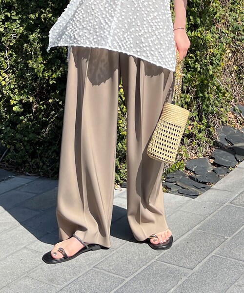 NOLLEY’S（ノーリーズ）の「【Benelli Montacone/ベネリ モンタコーネ】 ◇【WEB限定】ストローミニポシェット（かごバッグ・レディース・ブラック/ベージュ・FREE）」の21枚目の写真