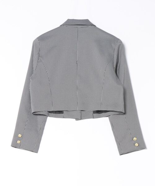 SWINGLE（スウィングル）の「【セットアップ対応】ゴールドボタンショート丈ジャケット（テーラードジャケット・レディース・ブラック系その他/ベージュ/ネイビー・FREE）」の20枚目の写真