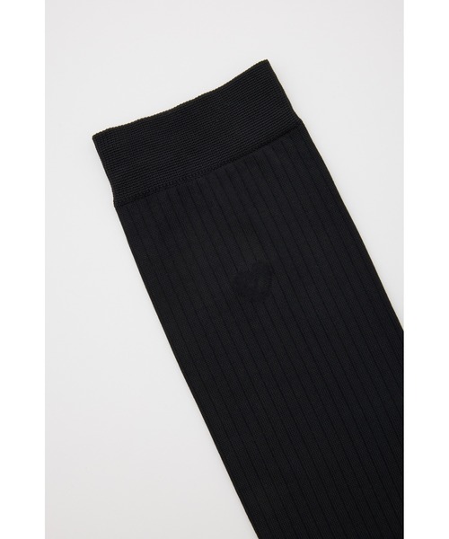 SLY(スライ)の「POINT LOGO SHEER SOCKS ポイント ロゴ シアー ソックス(ソックス/靴下・レディース・ブラック/杢グレー・FREE)」の15枚目の写真