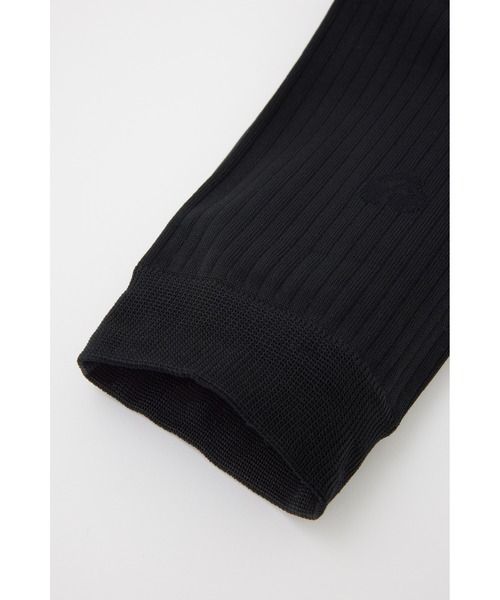 SLY(スライ)の「POINT LOGO SHEER SOCKS ポイント ロゴ シアー ソックス(ソックス/靴下・レディース・ブラック/杢グレー・FREE)」の17枚目の写真