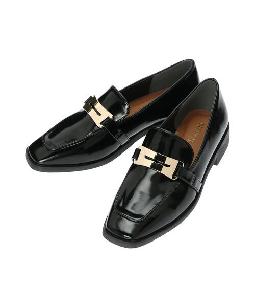 Te chichi（テチチ）の「ゴールドプレートローファー（ローファー・レディース・ブラック・38/37）」の6枚目の写真