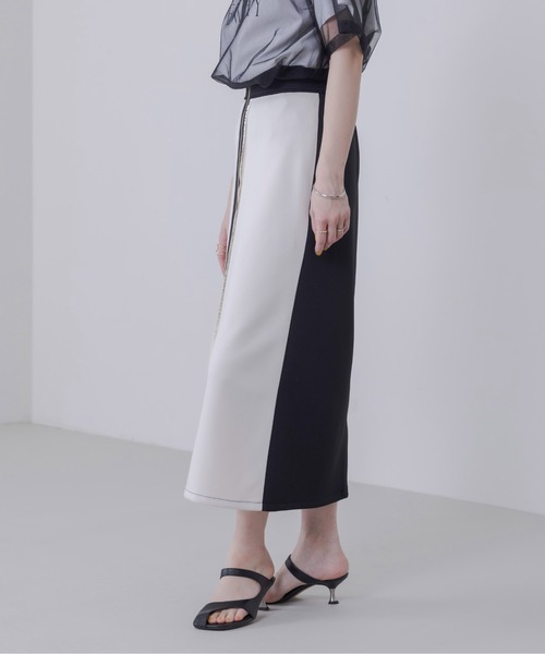 ロゴテープ ジップボンディングスカート（スカート）｜Eimee Law  