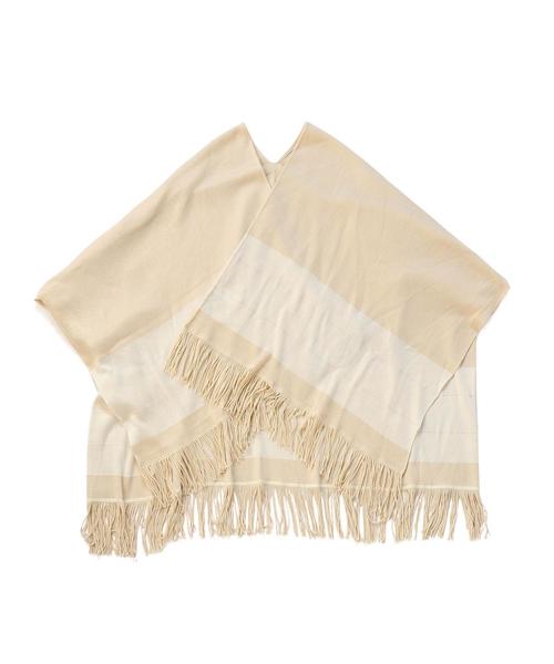 BEAUTY&YOUTH UNITED ARROWS（ビューティーアンドユースユナイテッドアローズ）の「BY コットン/アクリル マント◆（マフラー・メンズ・ライトグレー/ブラウン/その他1/その他2・フリー）」の3枚目の写真