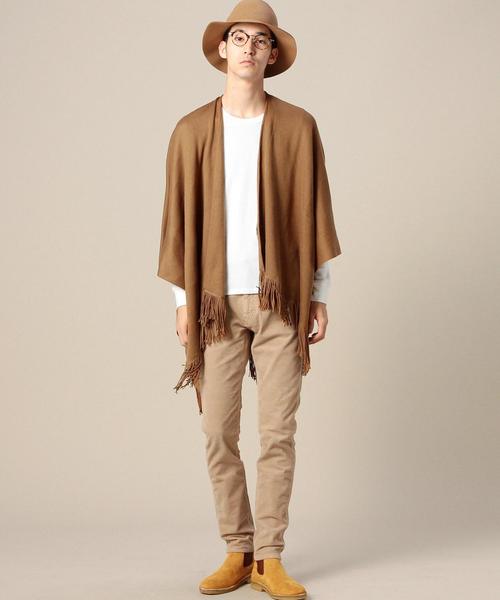 BEAUTY&YOUTH UNITED ARROWS（ビューティーアンドユースユナイテッドアローズ）の「BY コットン/アクリル マント◆（マフラー・メンズ・ライトグレー/ブラウン/その他1/その他2・フリー）」の8枚目の写真