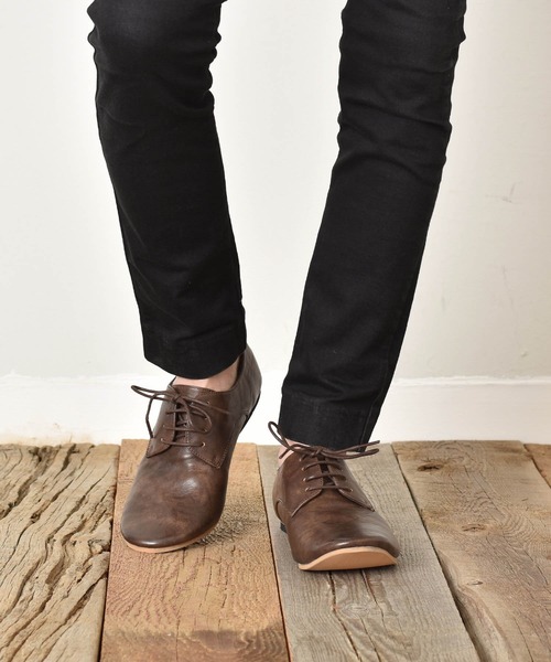 O-NINE(オーナイン)の「バブーシュ ダービーダンスシューズ / オックスフォードシューズ(ドレスシューズ・メンズ・ベージュ/ダークブラウン・40/41/42/44/43)」の1枚目の写真