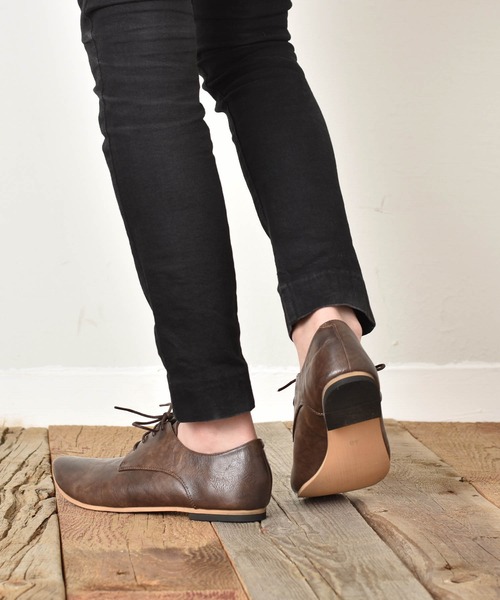 O-NINE(オーナイン)の「バブーシュ ダービーダンスシューズ / オックスフォードシューズ(ドレスシューズ・メンズ・ベージュ/ダークブラウン・40/41/42/44/43)」の7枚目の写真