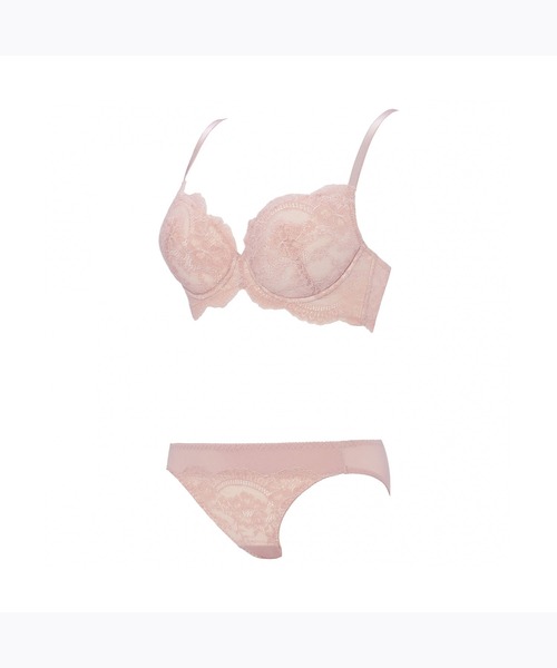 AMOSTYLE BY Triumph（アモスタイルバイトリンプ）の「デイリーAMOSTYLE レースラバー【B,C,Dカップ】AMST515 WHU + Mini JX（ブラ&ショーツ・レディース・グレー/ブルー/ライトブルー/ピンク・B65/B70/B75/C65/C70/C75/D65/D70/D75）」の9枚目の写真