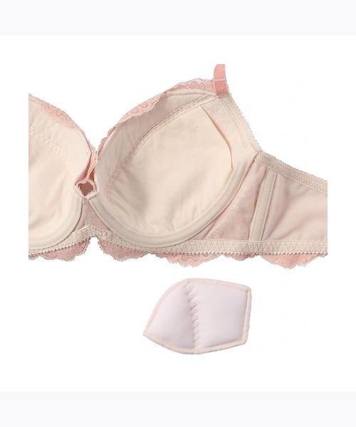 AMOSTYLE BY Triumph（アモスタイルバイトリンプ）の「デイリーAMOSTYLE レースラバー【B,C,Dカップ】AMST515 WHU + Mini JX（ブラ&ショーツ・レディース・グレー/ブルー/ライトブルー/ピンク・B65/B70/B75/C65/C70/C75/D65/D70/D75）」の11枚目の写真