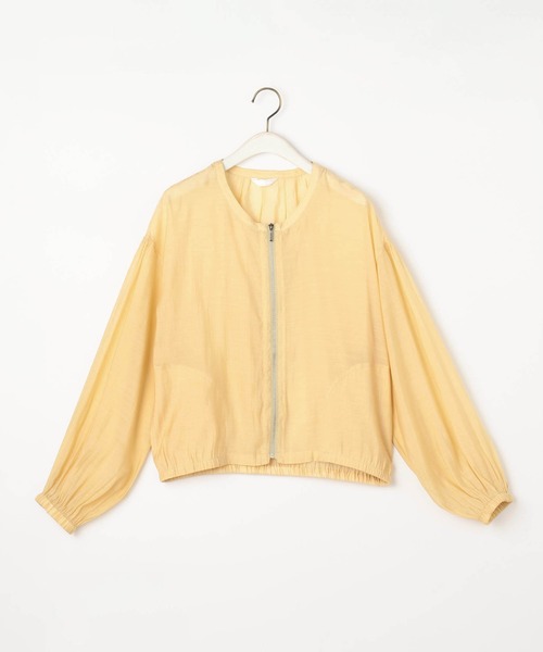 新品 Oggiコラボ ZIPシアーブルゾン ホワイト NICOLE white（ニコルホワイト）の「シアーブルゾン（ブルゾン