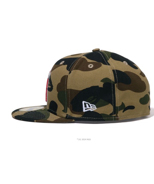 帽子 A BATHING APE  x NEWERA Angels 59Fiftiy A BATHING APE（アベイシングエイプ）の「BAPE XLB X NEW ERA
