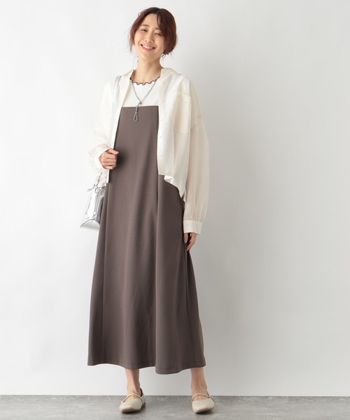 GLOBAL WORK(グローバルワーク)の「Beauteeメローリブ5分袖/987163(Tシャツ/カットソー・レディース・ホワイト×ブラック/サックスブルー/ブラック/アイボリー/モカ・LARGE/MEDIUM)」の11枚目の写真