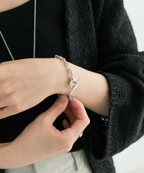 PHILIPPE AUDIBERT(フィリップ オーディベール)の「PHILIPPE AUDIBERT Fergus bracelet(ブレスレット・レディース・シルバー・-)」の6枚目の写真