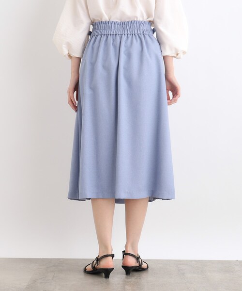 grove(グローブ)の「◆マチプリーツサイドベルトスカート(スカート・レディース・ネイビー/ブルー/ベージュ・05/04/03/02/01)」の19枚目の写真