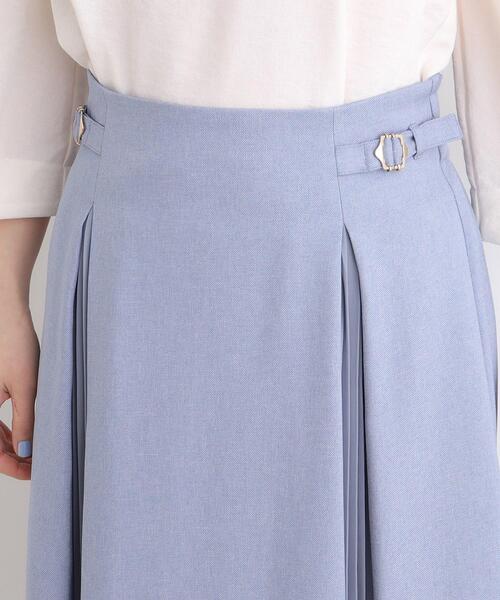 grove(グローブ)の「◆マチプリーツサイドベルトスカート(スカート・レディース・ネイビー/ブルー/ベージュ・05/04/03/02/01)」の20枚目の写真