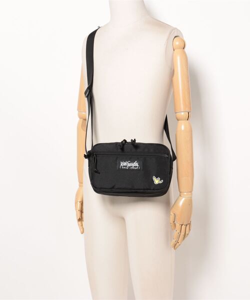 LB/S （エルビーエス）の「【(What it isNt) ART BY MARK GONZALES/(ワットイットイズント) アートバイ マークゴンザレス】スクエアウエストショルダー（ショルダーバッグ・メンズ・レッド/ダークベージュ/ブラック/ベージュ・FREE）」の7枚目の写真