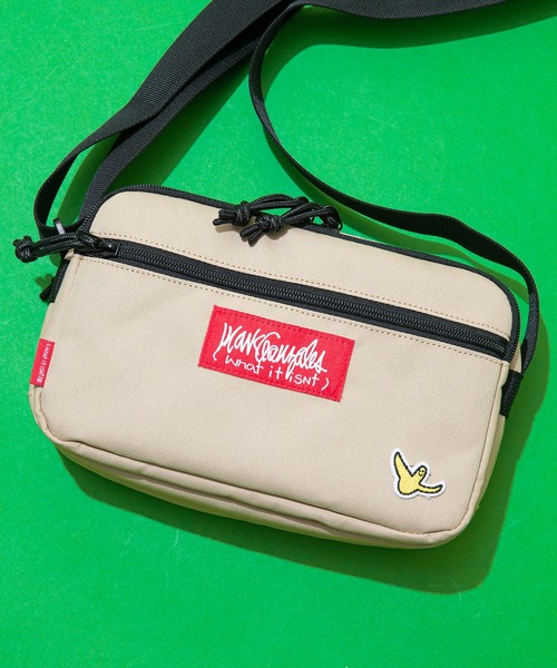 LB/S （エルビーエス）の「【(What it isNt) ART BY MARK GONZALES/(ワットイットイズント) アートバイ マークゴンザレス】スクエアウエストショルダー（ショルダーバッグ・メンズ・レッド/ダークベージュ/ブラック/ベージュ・FREE）」の10枚目の写真