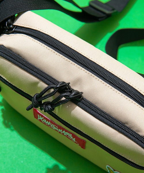 LB/S （エルビーエス）の「【(What it isNt) ART BY MARK GONZALES/(ワットイットイズント) アートバイ マークゴンザレス】スクエアウエストショルダー（ショルダーバッグ・メンズ・レッド/ダークベージュ/ブラック/ベージュ・FREE）」の14枚目の写真