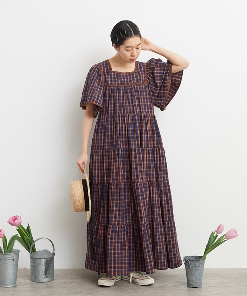 チェックウールミニワンピース (2color) DDロゴバイカラーニットミニワンピース – Darich (ダーリッチ)
