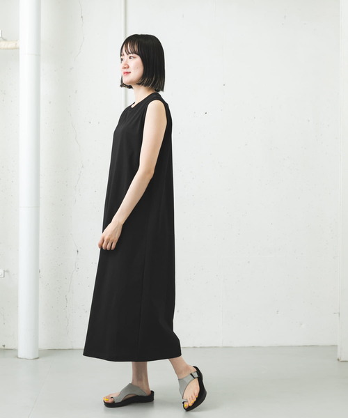 EKAL(エカル)の「『吸水速乾/UVカット』DRY OUT SLEEVELESS OP(ワンピース・レディース・ブラック/ブラウン系その他・ONE)」の8枚目の写真