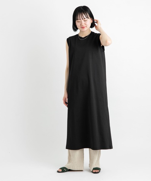 EKAL(エカル)の「『吸水速乾/UVカット』DRY OUT SLEEVELESS OP(ワンピース・レディース・ブラック/ブラウン系その他・ONE)」の18枚目の写真