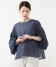 《定番》2WAYコットンシルクブラウス