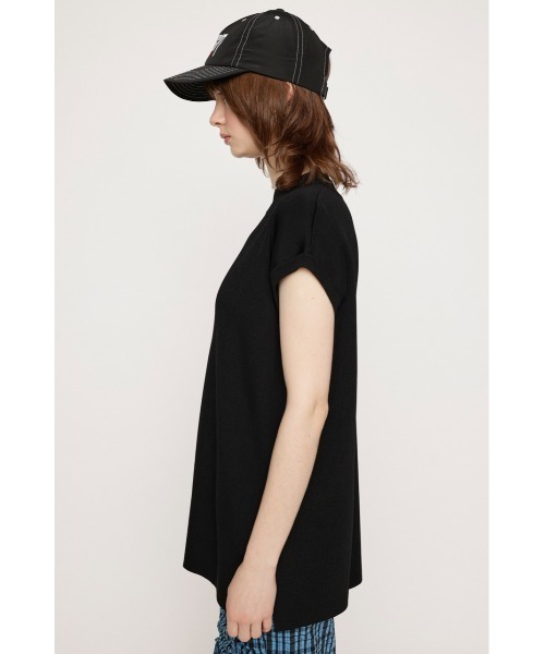 SLY(スライ)の「WASHABLE H/N TOPS ウォッシャブル ハイネック トップス(Tシャツ/カットソー・レディース・ブルー/アイボリー/ブラック・FREE)」の14枚目の写真