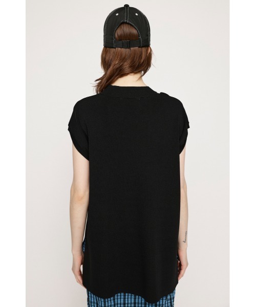 SLY(スライ)の「WASHABLE H/N TOPS ウォッシャブル ハイネック トップス(Tシャツ/カットソー・レディース・ブルー/アイボリー/ブラック・FREE)」の15枚目の写真