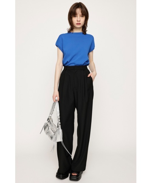 SLY(スライ)の「WASHABLE H/N TOPS ウォッシャブル ハイネック トップス(Tシャツ/カットソー・レディース・ブルー/アイボリー/ブラック・FREE)」の18枚目の写真