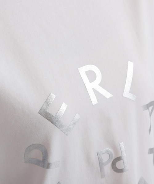 PICCIN PERLA（ピッチンペルラ）の「サークルプリントTシャツ（Tシャツ/カットソー・レディース・チャコールグレー/オフホワイト/ブラック・M）」の5枚目の写真