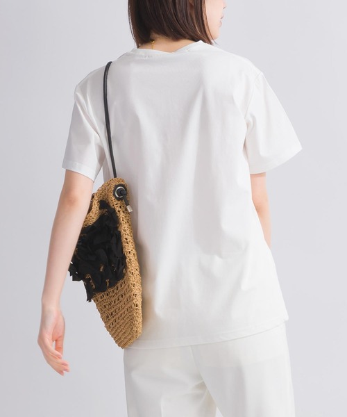 PICCIN PERLA（ピッチンペルラ）の「サークルプリントTシャツ（Tシャツ/カットソー・レディース・チャコールグレー/オフホワイト/ブラック・M）」の19枚目の写真