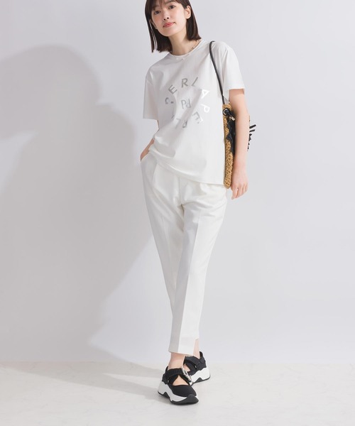 PICCIN PERLA（ピッチンペルラ）の「サークルプリントTシャツ（Tシャツ/カットソー・レディース・チャコールグレー/オフホワイト/ブラック・M）」の21枚目の写真