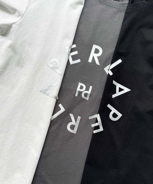 PICCIN PERLA（ピッチンペルラ）の「サークルプリントTシャツ（Tシャツ/カットソー・レディース・チャコールグレー/オフホワイト/ブラック・M）」の15枚目の写真