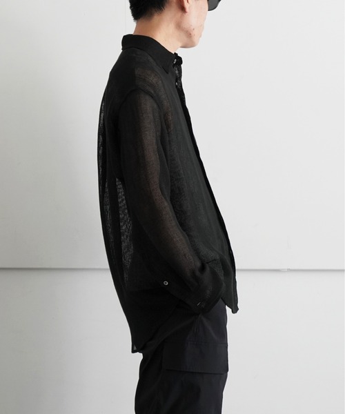 ALLEGE（アレッジ）の「ALLEGE LINEN MESH SHIRT（シャツ