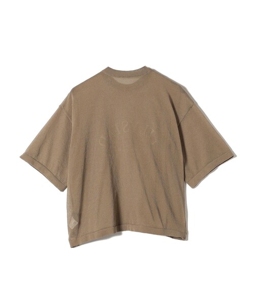 SHIPS Colors(シップス カラーズ)の「SHIPS Colors:〈手洗い可能〉シアー ロゴ ニット TEE(ニット/セーター・レディース・カーキ/ライトグレー/ダークグレー・ONE SIZE)」の7枚目の写真