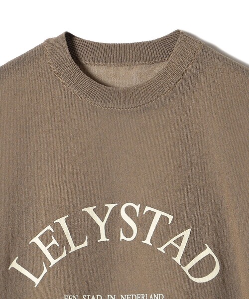 SHIPS Colors(シップス カラーズ)の「SHIPS Colors:〈手洗い可能〉シアー ロゴ ニット TEE(ニット/セーター・レディース・カーキ/ライトグレー/ダークグレー・ONE SIZE)」の8枚目の写真