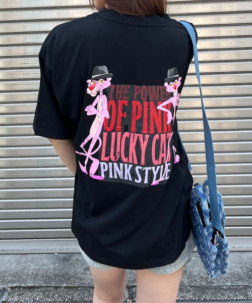 セール】ピンクパンサーバックプリントビッグTシャツ（Tシャツ