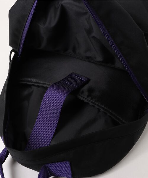 Lee（リー）の「Lee/リー　オーバーオール　バックパック 新生活 入学 通勤（バックパック/リュック・メンズ・ブラック/ブラック系その他/ブラック×パープル・FREE）」の8枚目の写真