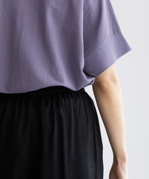 Howdy Marie（ハウディ―マリー）の「Howdy Marie インドレーヨン 無地/総柄ワイドパンツ（その他パンツ・レディース・ベージュ系その他/オレンジ/グリーン系その他/パープル/ダークグリーン/ブラック・M/L）」の13枚目の写真