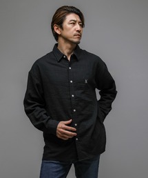 VANQUISH（ヴァンキッシュ）の「VANQUISH / ヴァンキッシュ コットンガーゼ シャツ（Tシャツ/カットソー）」