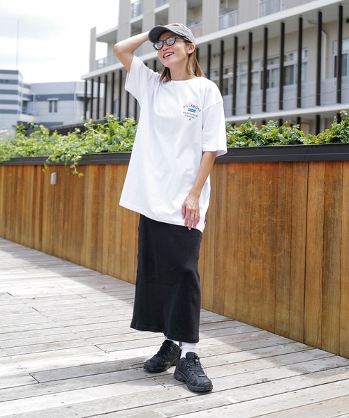 BILLABONG(ビラボン)の「BILLABONG メンズ PEAK Tシャツ 【2024年夏モデル】/ビラボンバックプリントロゴ半袖Tシャツ(Tシャツ/カットソー・メンズ・ホワイト/ブラック・MEDIUM/LARGE/X-LARGE)」の3枚目の写真