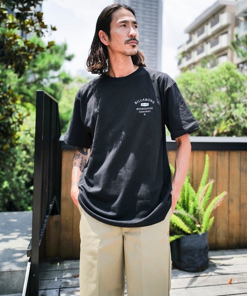 BILLABONG(ビラボン)の「BILLABONG メンズ PEAK Tシャツ 【2024年夏モデル】/ビラボンバックプリントロゴ半袖Tシャツ(Tシャツ/カットソー・メンズ・ホワイト/ブラック・MEDIUM/LARGE/X-LARGE)」の10枚目の写真