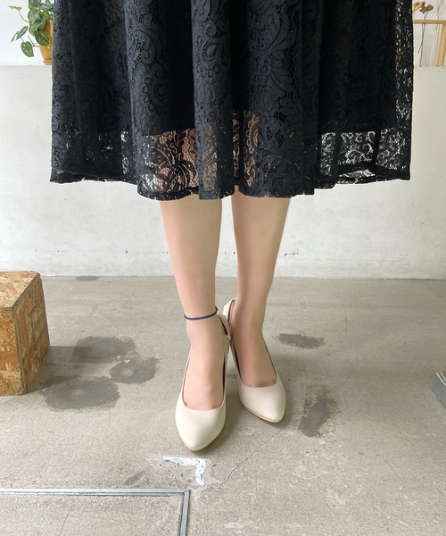 LUGG NAGG(ラグナグ)の「【Petit Amour】二次会 ドレス セレモニー パーティーリボンシューズ(パンプス・レディース・ベージュ/ブラック・22.5cm/23.0cm/23.5cm/24.0cm/24.5cm)」の20枚目の写真