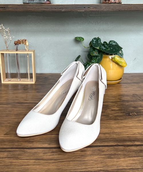LUGG NAGG(ラグナグ)の「【Petit Amour】二次会 ドレス セレモニー パーティーリボンシューズ(パンプス・レディース・ベージュ/ブラック・22.5cm/23.0cm/23.5cm/24.0cm/24.5cm)」の17枚目の写真